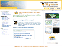 Tablet Screenshot of okarkskywarn.org